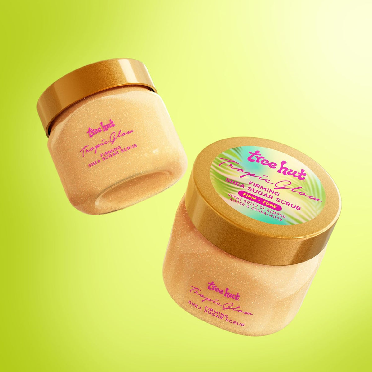 Mini Tropic Glow Body Scrub, Travel Size Sugar Scrub, 3.4 Oz