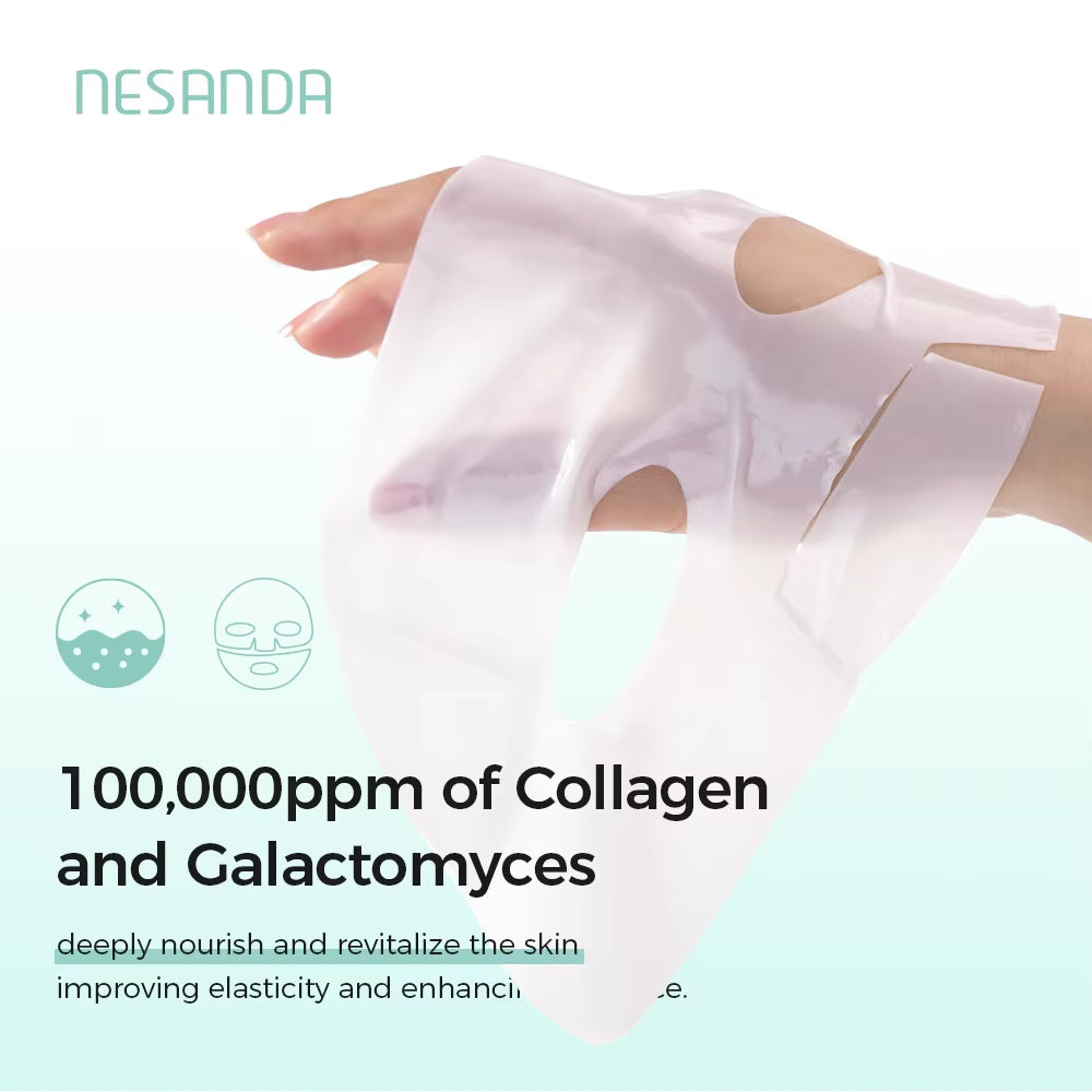 Wholesale Bio Collagen Moisture Face Sheet Mask Overnight Hydrogel Firm Deep Hydrate Brighten Gel Face Sheet Mask