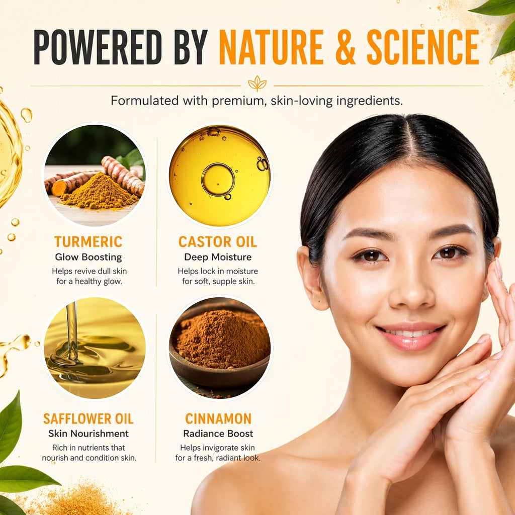Turmeric Honey Sugar Scrub with Pumice for Face, Dark Spots, Acne, Deep Pore Exfoliating Facial Cleanser for Radiant, Even-Tone Skin