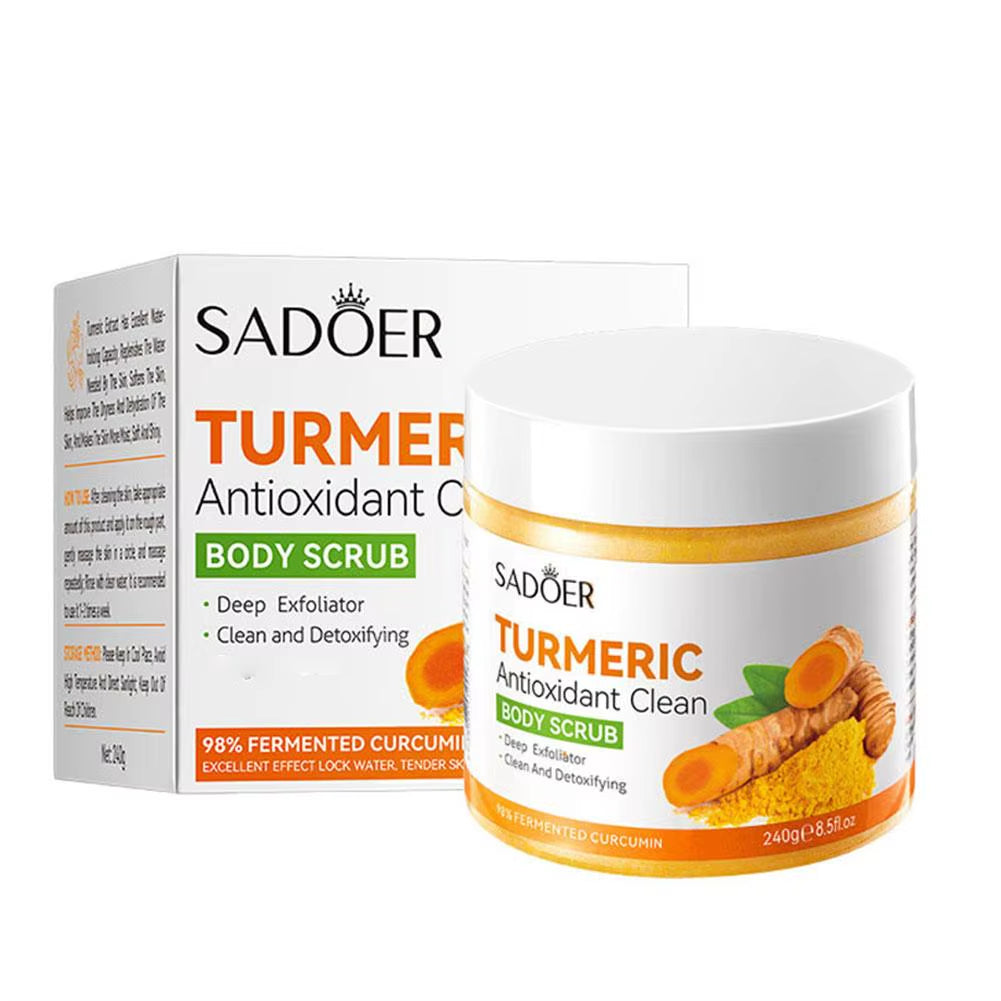 Turmeric Facial Cleanser Facial Scrub Cleansing Oil Control Blackhead Remover Shrink Pores Skin Care Body Care