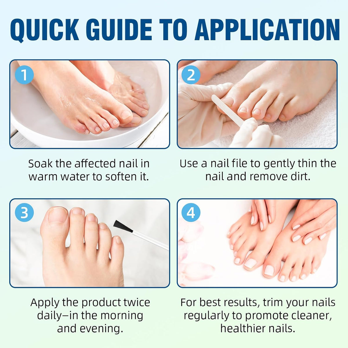 Extra Strength Toenail Fungus Treatment – Nail Repair Solution to Restore Damaged, Discolored, and Brittle Nails with Fast-Acting Natural Formula for Healthy Growth, 30Ml